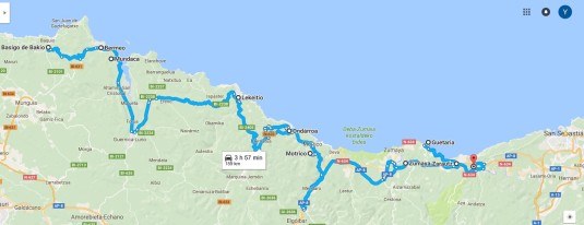 Costa vasca en autocaravana: De Zumaia hasta San Sebastián - Semana Santa 2017 - Blogs de España - Itinerario (3)