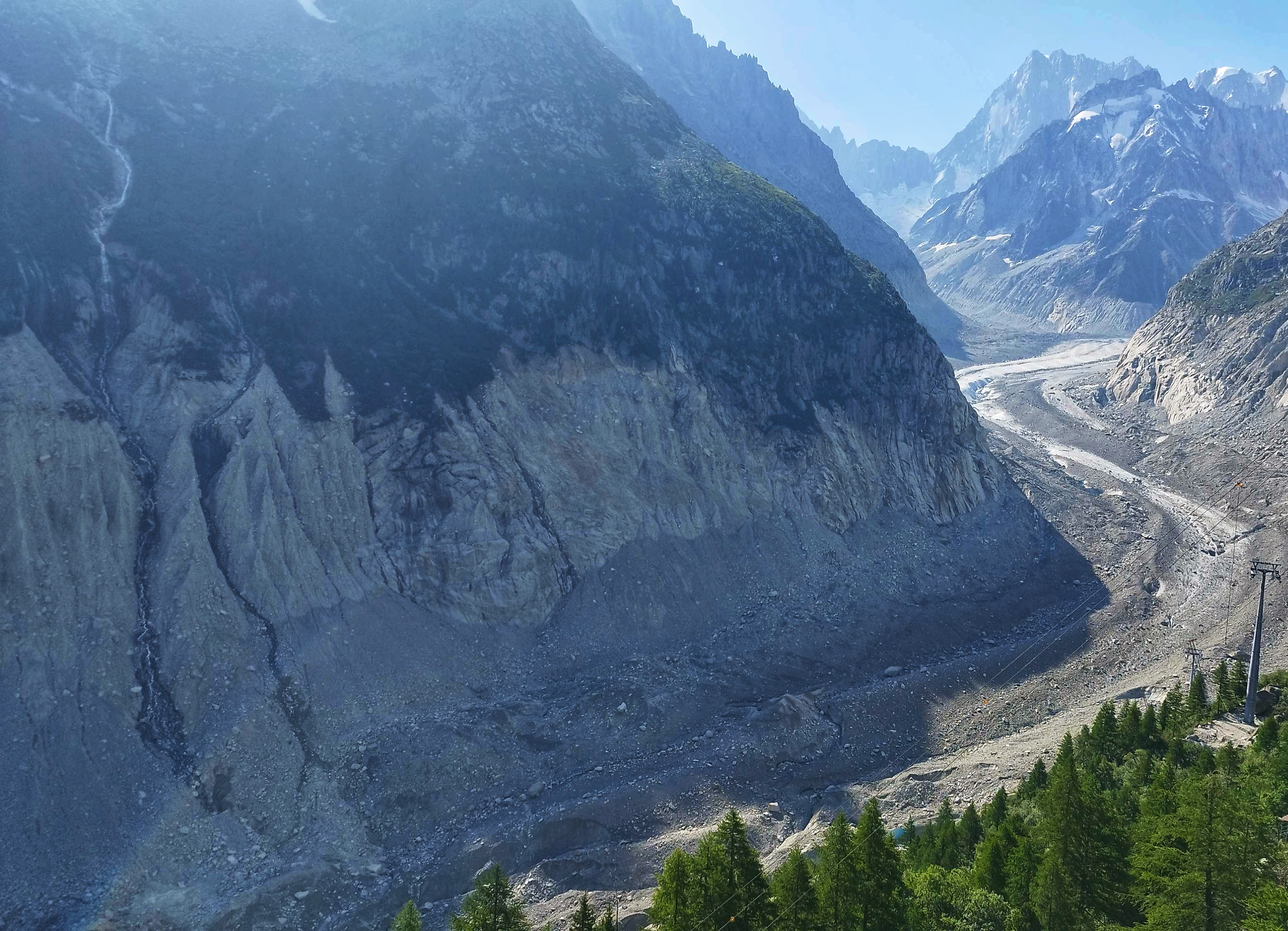 MAR DE GLAÇE Y LLEGADA AL VALLE DE AOSTA - El valle de Aosta en autocaravana (3)