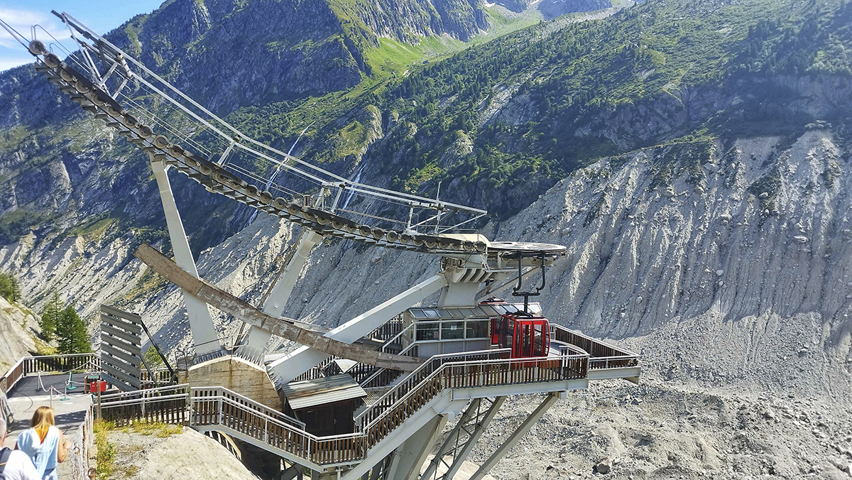 MAR DE GLAÇE Y LLEGADA AL VALLE DE AOSTA - El valle de Aosta en autocaravana (4)